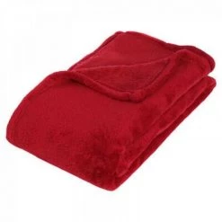 EASY Plaid Microfibre Rouge 125x150, Rouge