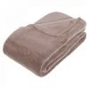 EASY Plaid Microfibre Taupe 180x230, Taupe -Plaid et couverture Soldes 65776118 1