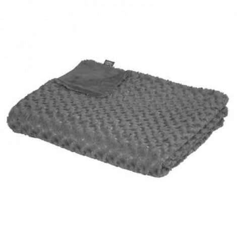 EASY Plaid Four Bouclee Ard 180x230, Gris Ardoise 3 EASY Plaid Four Bouclee Ard 180x230, Gris Ardoise