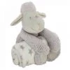 EASY Plaid + Peluche Gris Clair, 2-fois Assorti, Gris C -Plaid et couverture Soldes 65777193 1