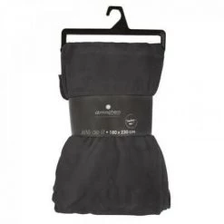 EASY Plaid Flanel Uni Gf 180x230, Gris Foncé -Plaid et couverture Soldes 65778684 2