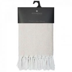 EASY Plaid Nomade Lin 125x150, Beige -Plaid et couverture Soldes 65778689 2