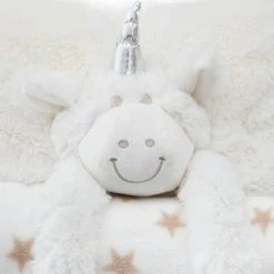 EASY Coussin + Plaid Licorne, Beige 7 EASY Coussin + Plaid Licorne, Beige -Plaid et couverture Soldes 65779059 3