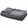EASY Plaid Flan 3d Losan Gr 125x150, Gris Foncé -Plaid et couverture Soldes 65779413 1