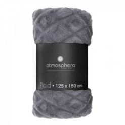 EASY Plaid Flan 3d Losan Gr 125x150, Gris Foncé 7 EASY Plaid Flan 3d Losan Gr 125x150, Gris Foncé -Plaid et couverture Soldes 65779413 3