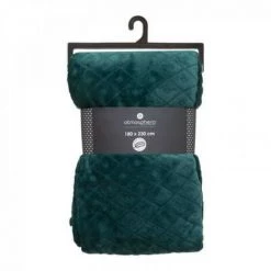 EASY Plaid Flan 3d Losan Ca 180x230, Bleu Canard -Plaid et couverture Soldes 65779465 3