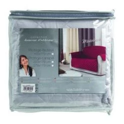 LC Protège De Fauteuil Matelassé, Gris 165 X 179 Cm, -Plaid et couverture Soldes 65782097 2