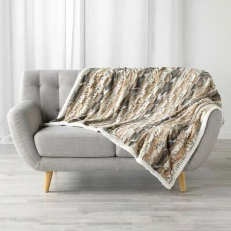 LC Couverture, Naturel, 125 X 150 Cm, Imitation Fourr 3 LC Couverture, Naturel, 125 X 150 Cm, Imitation Fourr