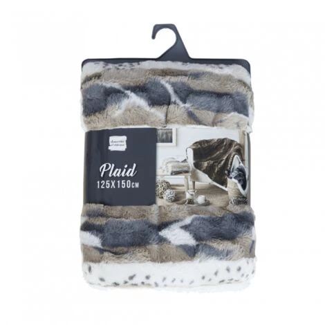 LC Couverture, Naturel, 125 X 150 Cm, Imitation Fourr 5 LC Couverture, Naturel, 125 X 150 Cm, Imitation Fourr – Image 3