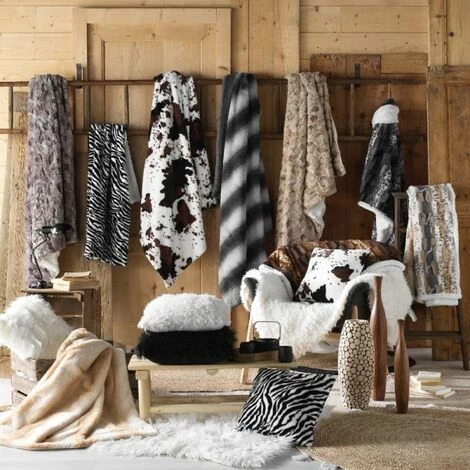 LC Couverture, Naturel, 125 X 150 Cm, Imitation Fourr 6 LC Couverture, Naturel, 125 X 150 Cm, Imitation Fourr – Image 4