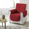 LC Protège De Fauteuil Matelassé, Rouge 165 X 179 Cm, -Plaid et couverture Soldes 65782289 1