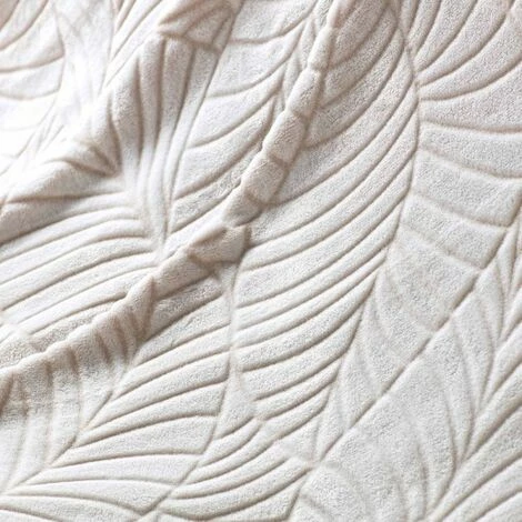 LC Couverture, Naturel, 150x125x0.5, Flanelle Jacquar 4 LC Couverture, Naturel, 150x125x0.5, Flanelle Jacquar – Image 2