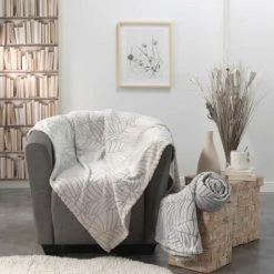 LC Couverture, Naturel, 150x125x0.5, Flanelle Jacquar 7 LC Couverture, Naturel, 150x125x0.5, Flanelle Jacquar -Plaid et couverture Soldes 65782326 3