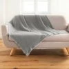 LC Couverture à Franges, Gris, 125 X 150 Cm, Acryliqu 1 LC Couverture à Franges, Gris, 125 X 150 Cm, Acryliqu -Plaid et couverture Soldes 65782345 1