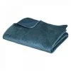 EASY Dessus Lit En Velours Feuil Ca240x260, Bleu Canard