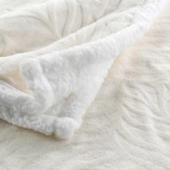 LC Couverture, Naturel, 125 X 150 Cm, Flanelle Jacqua -Plaid et couverture Soldes 65782713 2