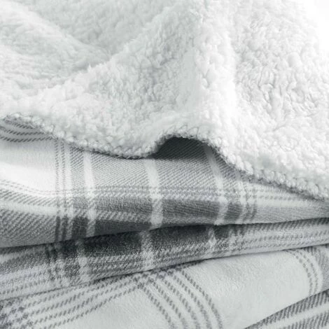 LC Couverture, Gris, 150x125x0.5, Flanelle Imprimée/s 3 LC Couverture, Gris, 150x125x0.5, Flanelle Imprimée/s