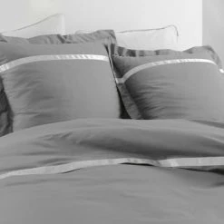 LC Ensemble De Literie 3 Pièces, Gris/blanc, 260x240x 7 LC Ensemble De Literie 3 Pièces, Gris/blanc, 260x240x -Plaid et couverture Soldes 65783722 3