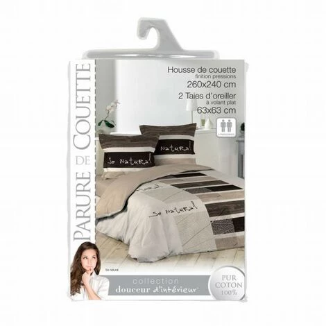 LC Ensemble De Literie 3 Pièces, 260 X 240 Cm, Imprim 4 LC Ensemble De Literie 3 Pièces, 260 X 240 Cm, Imprim – Image 2