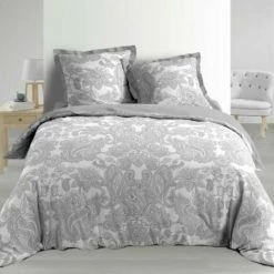 LC Ensemble De Literie 3 Pièces, Blanc, 220x240x0.1,