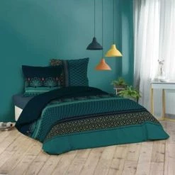 LC Ensemble De Literie 3 Pièces, 240 X 220 Cm, Imprim