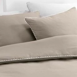 LC Ensemble De Literie 3 Pièces, Lin/blanc, 240x220x0 7 LC Ensemble De Literie 3 Pièces, Lin/blanc, 240x220x0 -Plaid et couverture Soldes 65784269 3