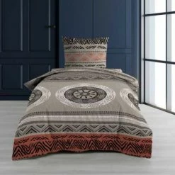 LC Ensemble De Literie 2 Pièces, Taupe, 200x140x0.1,