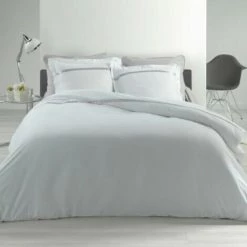 LC Ensemble De Literie 3 Pièces, Blanc/gris, 240x220x