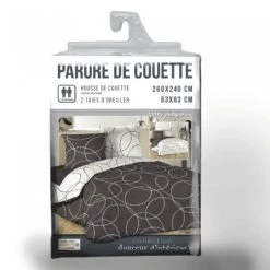 LC Ensemble De Literie 3 Pièces, 260 X 240 Cm, Microf -Plaid et couverture Soldes 65784557 2