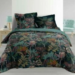 LC Ensemble De Literie 3 Pièces, 240 X 220 Cm, Percal