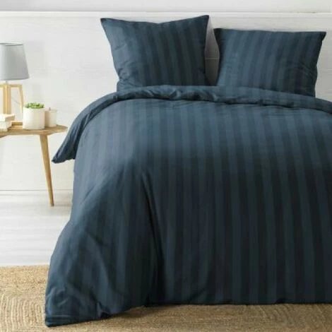 LC Ensemble De Literie 3 Pièces, Bleu Nuit, 240 X 220 3 LC Ensemble De Literie 3 Pièces, Bleu Nuit, 240 X 220