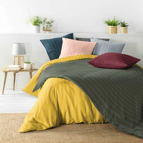 LC Ensemble De Literie 3 Pièces, Bleu Nuit, 240 X 220 4 LC Ensemble De Literie 3 Pièces, Bleu Nuit, 240 X 220 – Image 2