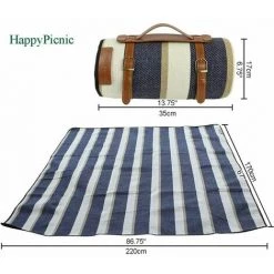 KAEJYIUT Couverture De Pique-Nique Extra Large, 224 X 178 Cm, Tapis Pratique Avec Envers Imperméable, Couverture De Pelouse Portable Surdimensionnée Ou Tapis De Plage Résistant Au Sable 11 KAEJYIUT Couverture De Pique-Nique Extra Large, 224 X 178 Cm, Tapis Pratique Avec Envers Imperméable, Couverture De Pelouse Portable Surdimensionnée Ou Tapis De Plage Résistant Au Sable -Plaid et couverture Soldes 65811047 5