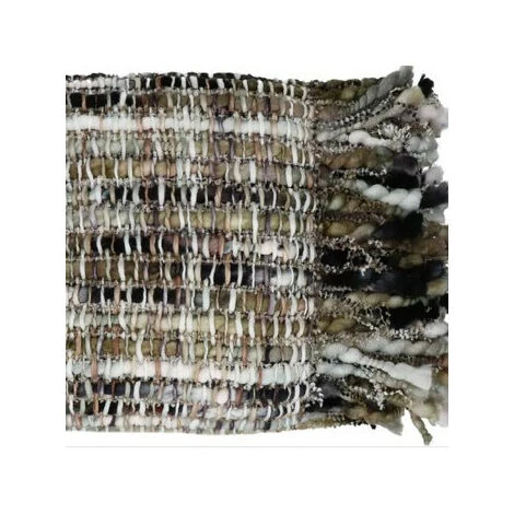 Plaids, Jetés Pomax SAVONA Gris 4 Plaids, Jetés Pomax SAVONA Gris – Image 2