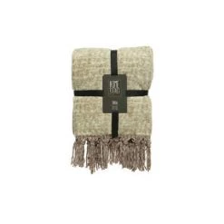 Plaids, Jetés Decoris AUGUSTIN Beige