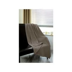 Plaids, Jetés DecoByZorlu NID D'ABEILLE Gris 5 Plaids, Jetés DecoByZorlu NID D'ABEILLE Gris -Plaid et couverture Soldes 65902416 2