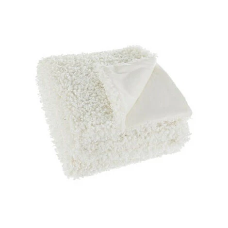 Plaids, Jetés Bizzotto PLAID CURLY BIANCO 120X150 Blanc 3 Plaids, Jetés Bizzotto PLAID CURLY BIANCO 120X150 Blanc