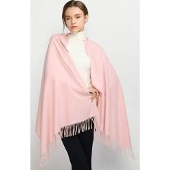 BDD Écharpe Longue Barbe Châle Rose D'hiver Atmosphérique Haut De Gamme Adaptée Aux Camarades De Classe De La Réunion Annuelle 9 BDD Écharpe Longue Barbe Châle Rose D'hiver Atmosphérique Haut De Gamme Adaptée Aux Camarades De Classe De La Réunion Annuelle -Plaid et couverture Soldes 65905445 3