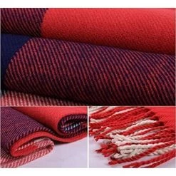 BDD Écharpe D'hiver Femme Plaid Longue écharpe Chaude Grand Châle Doux écharpe Gland élégant 9 BDD Écharpe D'hiver Femme Plaid Longue écharpe Chaude Grand Châle Doux écharpe Gland élégant -Plaid et couverture Soldes 65905464 3
