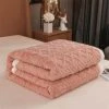 BDD Climatisation Sieste Sieste Couverture Chaude Douce Couverture Tricotée Double Couette Couvre-lit Corail Polaire Poudre 2 BDD Climatisation Sieste Sieste Couverture Chaude Douce Couverture Tricotée Double Couette Couvre-lit Corail Polaire Poudre -Plaid et couverture Soldes 65905754 1