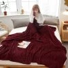 BDD Couverture Polaire Flanelle Corail, Douce Et Chaude Au Toucher, Réduit Le Stress, Améliore Le Sommeil, Bordeaux 1 BDD Couverture Polaire Flanelle Corail, Douce Et Chaude Au Toucher, Réduit Le Stress, Améliore Le Sommeil, Bordeaux -Plaid et couverture Soldes 65905808 1