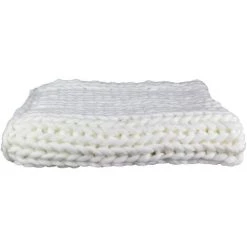 BDD 8 Cm D'épaisseur Ligne Sieste Couverture Laine Tricotée Fini Couverture épaisse Tissée à La Main Tricotée Housse De Canapé Couverture Beige -Plaid et couverture Soldes 65905819 2