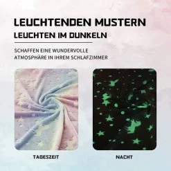 BDD Couverture Lumineuse En Flanelle Automne Et Hiver Dégradé Couverture Polaire Corail Lumineuse Pause Déjeuner Couverture Fluorescente -Plaid et couverture Soldes 65905891 2
