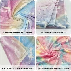 BDD Couverture Lumineuse En Flanelle Automne Et Hiver Dégradé Couverture Polaire Corail Lumineuse Pause Déjeuner Couverture Fluorescente -Plaid et couverture Soldes 65905891 3