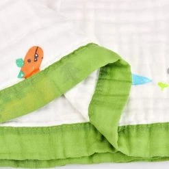 BDD Couverture En Coton Pour Bébé Couverture En Coton Doux Motif Dessin Animé, Couverture Pour Siège De Bébé, Serviette De Bain, Couverture à Emmailloter -Plaid et couverture Soldes 65905902 3