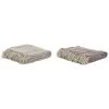 BRICOMARTEAU Couverture DKD Home Decor Coton Frange (150 X 200 X 1 Cm) (2 Pcs) -Plaid et couverture Soldes 65930169 1