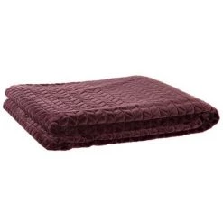 BRICOMARTEAU Couverture DKD Home Decor Flèches Mauve (150 X 200 X 2 Cm)