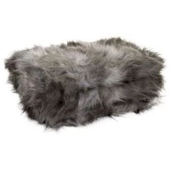 BRICOMARTEAU Couverture DKD Home Decor Cheveux Gris Foncé (130 X 170 Cm)