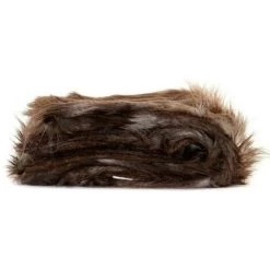 BRICOMARTEAU Couverture DKD Home Decor Cheveux Marron (150 X 200 Cm) -Plaid et couverture Soldes 65935304 4