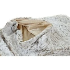 BRICOMARTEAU Couverture DKD Home Decor Sauvage Beige (130 X 170 X 2 Cm) -Plaid et couverture Soldes 65935360 2